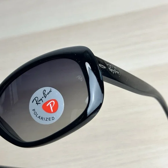Ray-Ban Jackie Ohh RB4101 Women's Sunglasses Black Gradient Polarized 58mm - Picture 6 of 7